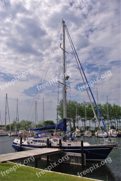 Sailing Vessel Mast Boat Port Fehmarn