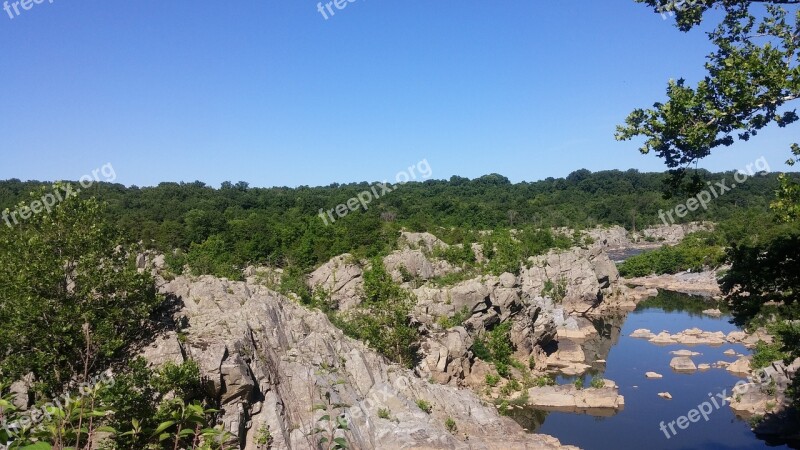 Scenery Nature Potomac Maryland Trees