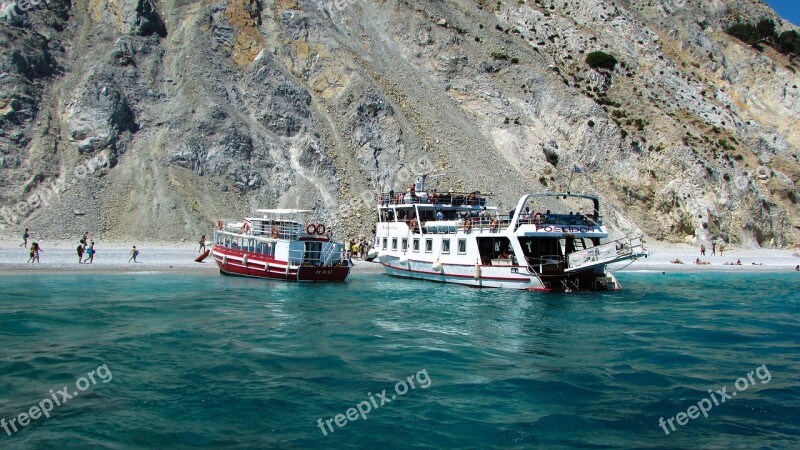 Greece Skiathos Island Beach Rock