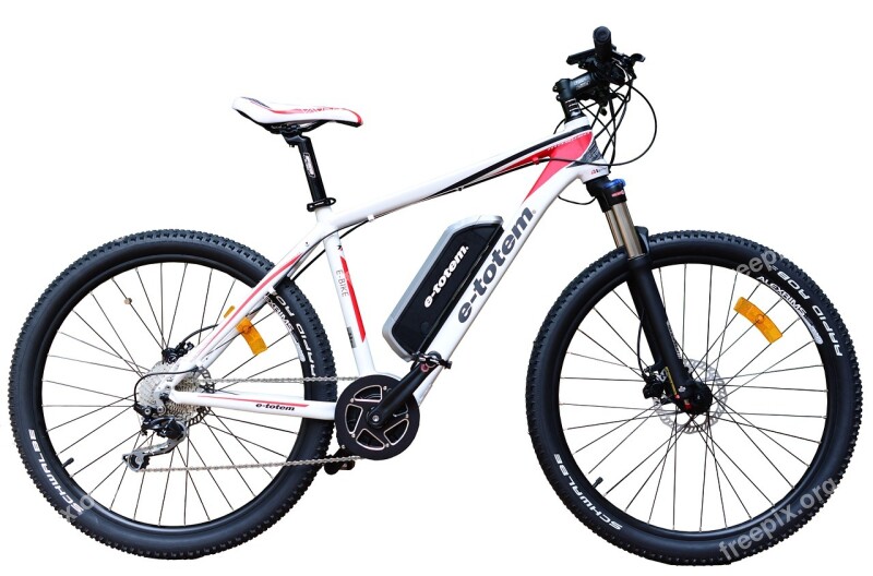 Mountain Bike Mtb Electric Bike White