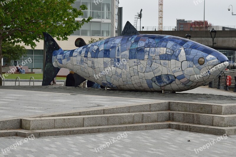 Belfast Monument Fish Free Photos