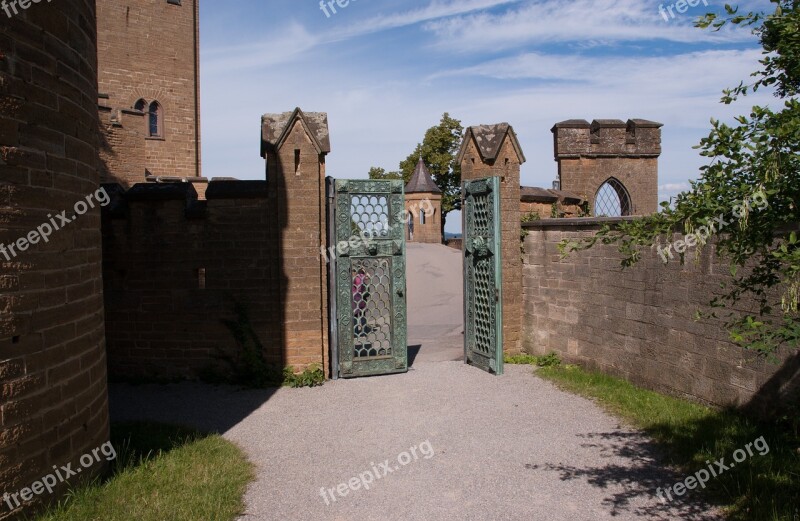 Castle Wall Hohenzollern Castle Wall Germany Fortress