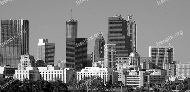 Atlanta Georgia City Cityscape Downtown