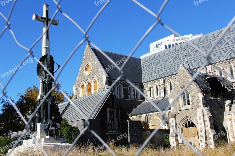 Christchurch Cathedral Recover Rebuild Colorful