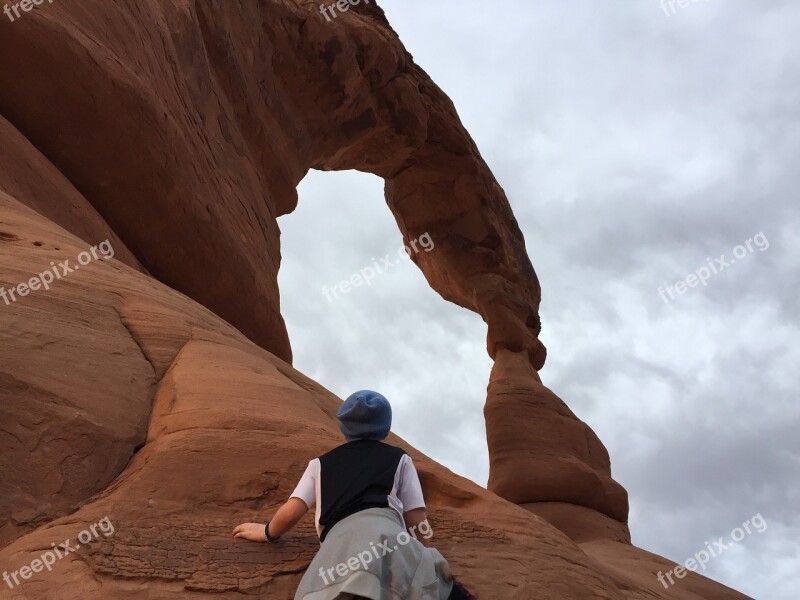 Hiking Moab Utah Free Photos