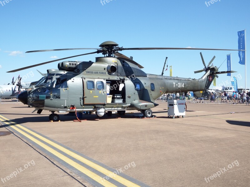 Swiss Air Force Military Helicopter Chopper