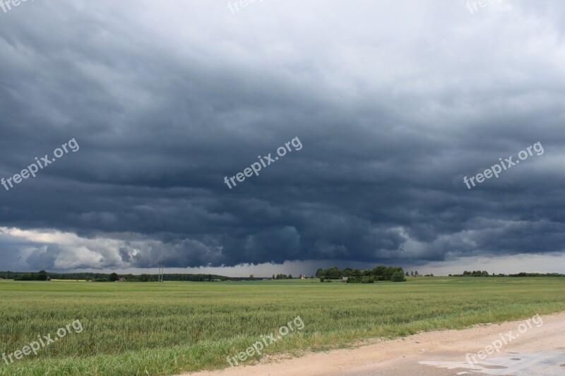 Clouds Sky Blue Nature Summer