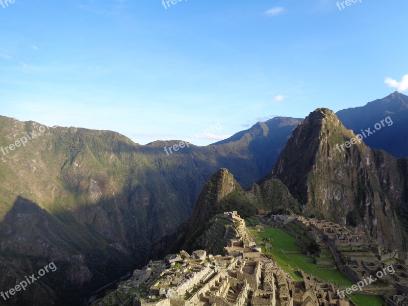 Machu Pichu Peru Pichu Machu Macchu