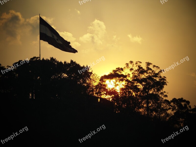 Honduras Flag National Honduran Honduran Flag