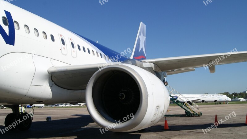 Plane Airport Chile Aviation Trip