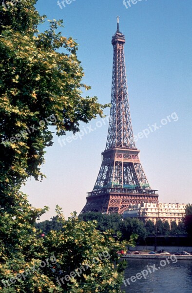 Eiffel Tower Tour Eiffel Paris France Landmark