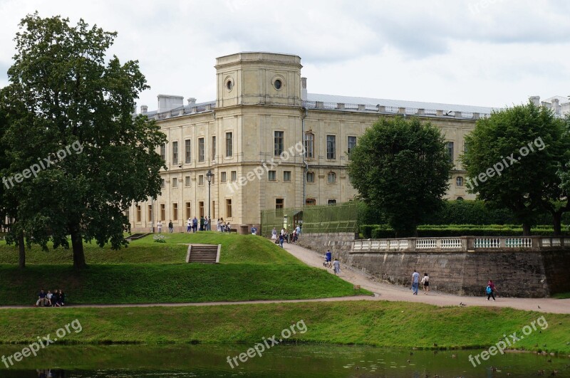 Great Gatchina Palace Landscape Gatchina Nature Russia