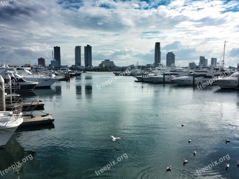 Gold Coast Australia Queensland Marina Free Photos