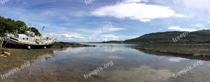 Scotland Isle Of Mull Beach Coast Sea