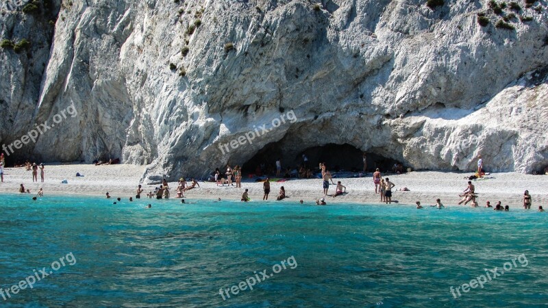 Greece Skiathos Island Beach Rock