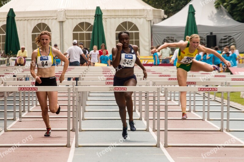 Athletics Sport Hurdles Junior Gala Free Photos