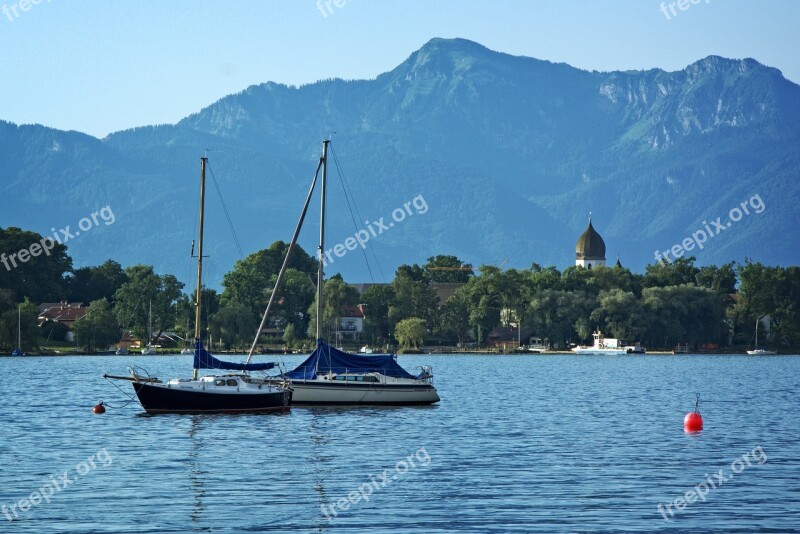 Landscape Chiemgau Chiemsee Bavaria Nature