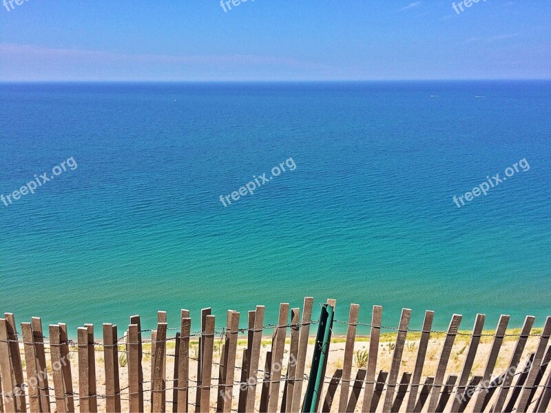 Lake Dune Beach Michigan Shore