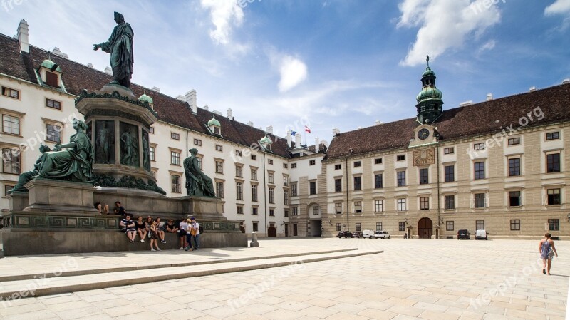 Vienna Hofburg Imperial Palace Architecture Castle Heroes