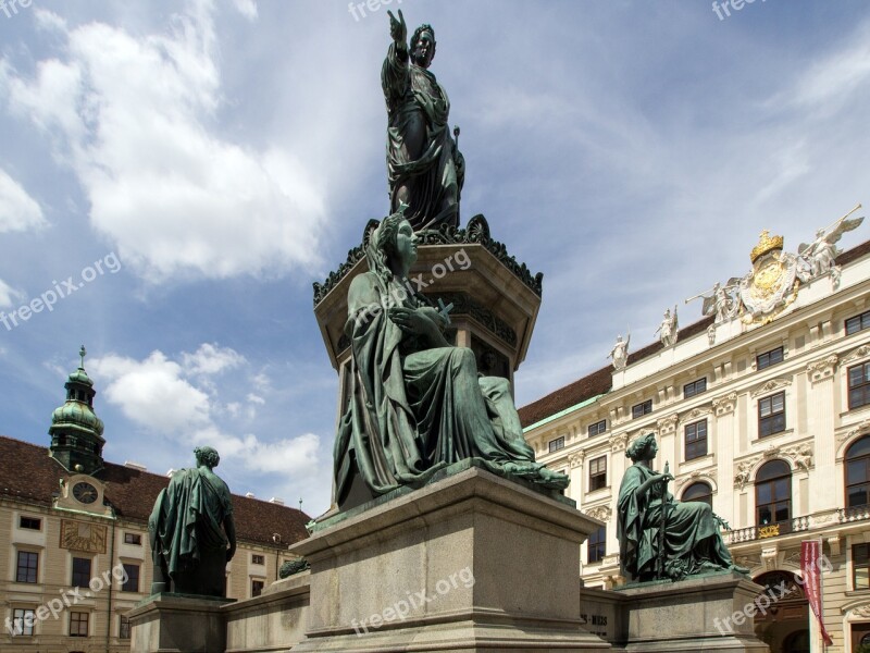 Vienna Hofburg Imperial Palace Architecture Castle Heroes