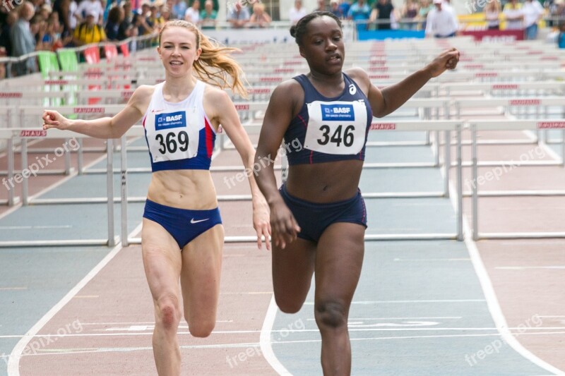 Athletics Sport Hurdles Junior Gala Free Photos