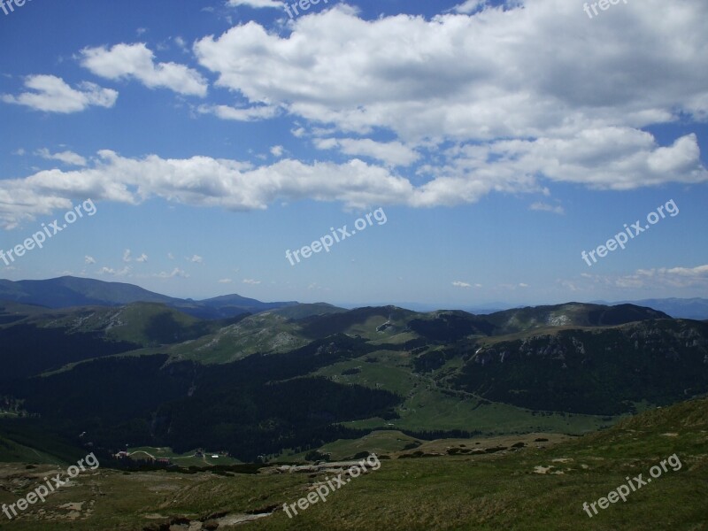 Busteni Romania Mountain Landscape Mountain Landscape