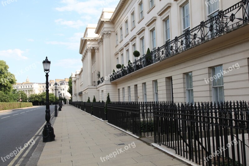 Neoclassical Terrace Regent's Park Architecture Building