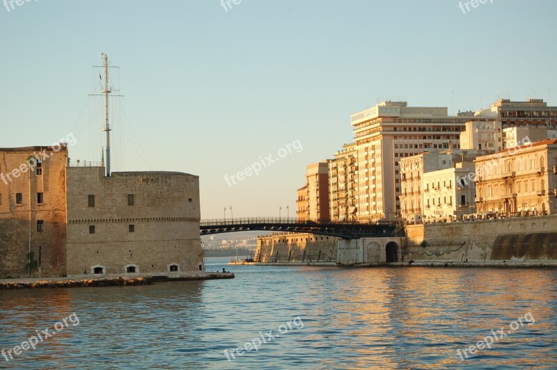 Taranto Waterway Pontegirevole Free Photos