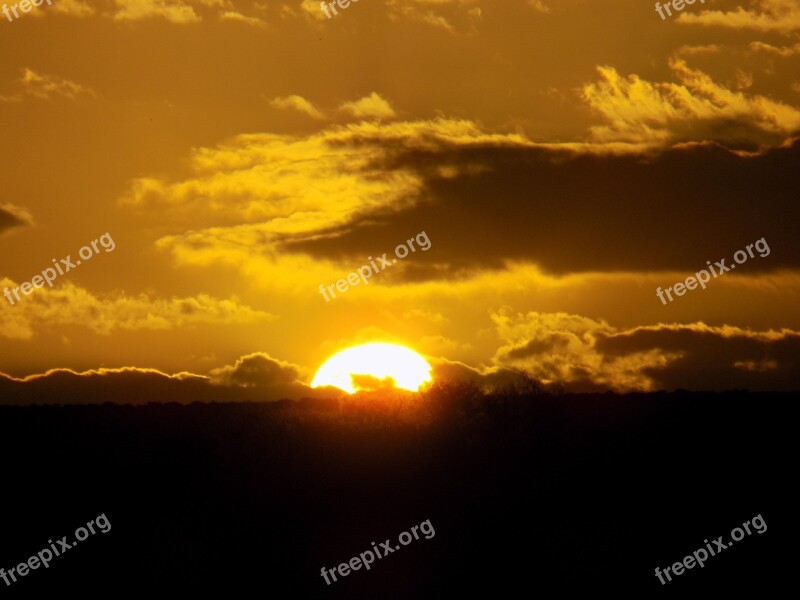 Sunset South Africa Sky Africa Nature