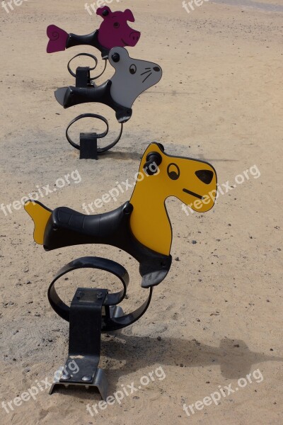 Spring Swing Swing Playground Equipment Dog Mouse