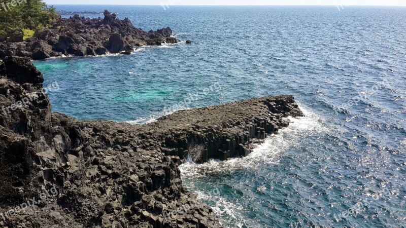 Jeju Sea Summer Sea Side Water