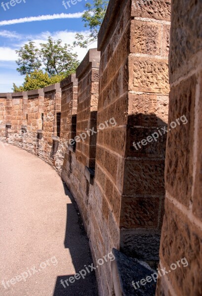 Castle Wall Hohenzollern Castle Wall Germany Fortress