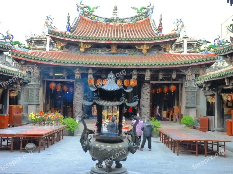 Matsu Temple Lukang Taiwan Religious