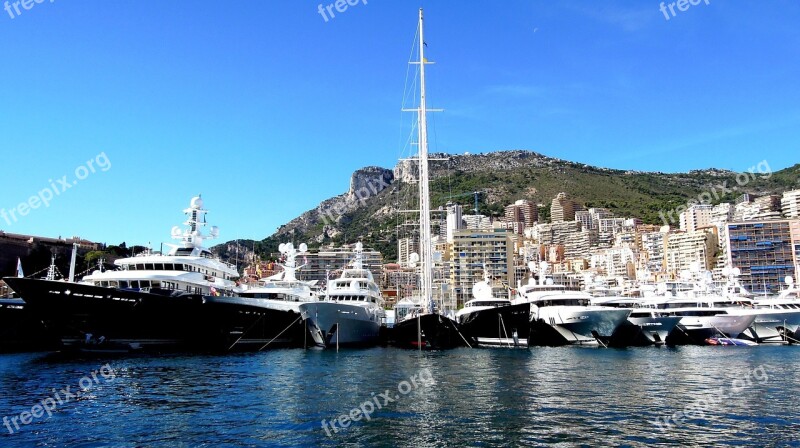 Monaco Yacht Show Marina Mediterranean