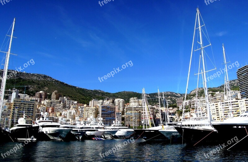 Monaco Harbour Yacht Monte Carlo