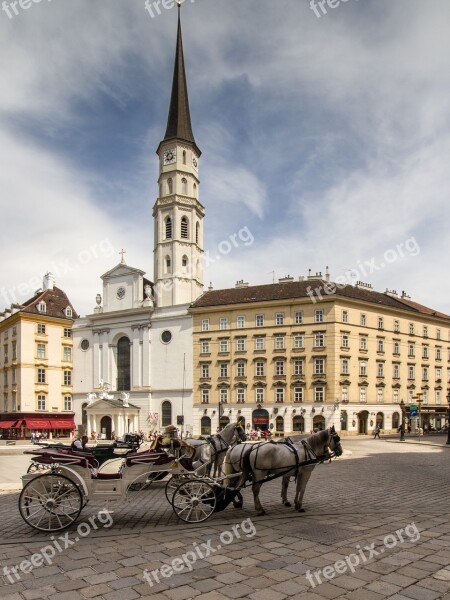 St Michael's Church Vienna Downtown Michaelerplatz Free Photos