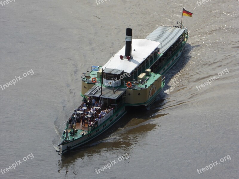 Steamboat Steamer Ship Elbe Pirna