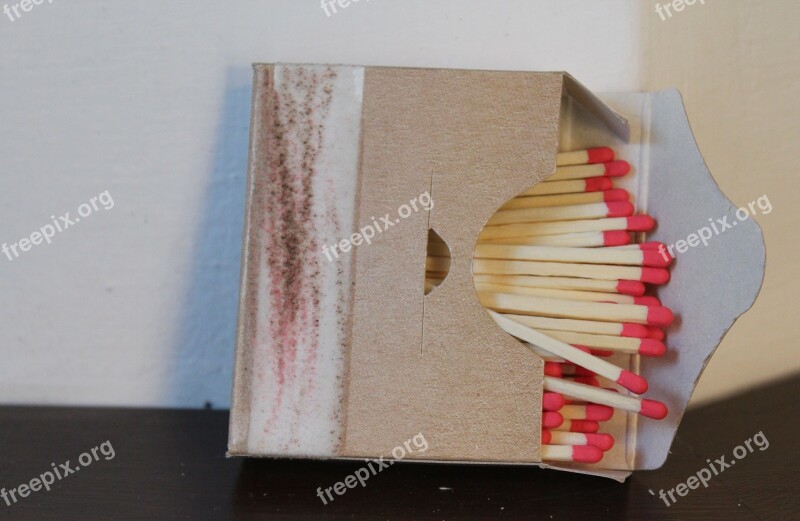 Matchbox Matches Fire Matches From The Kitchen Sulfur