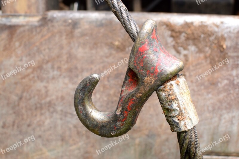 Hook Iron Block And Tackle Forestry Operation Free Photos