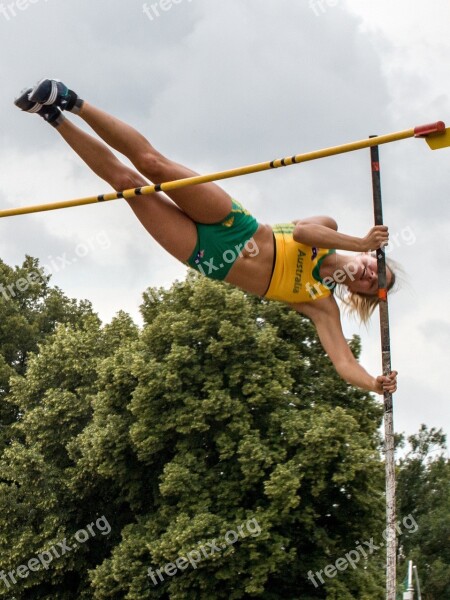 Lechtathletik Sport Pole Vault Junior Gala Free Photos