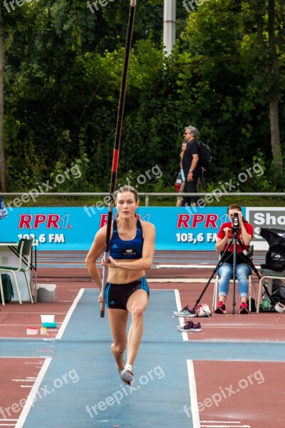 Athletics Sport Pole Vault Junior Gala Free Photos