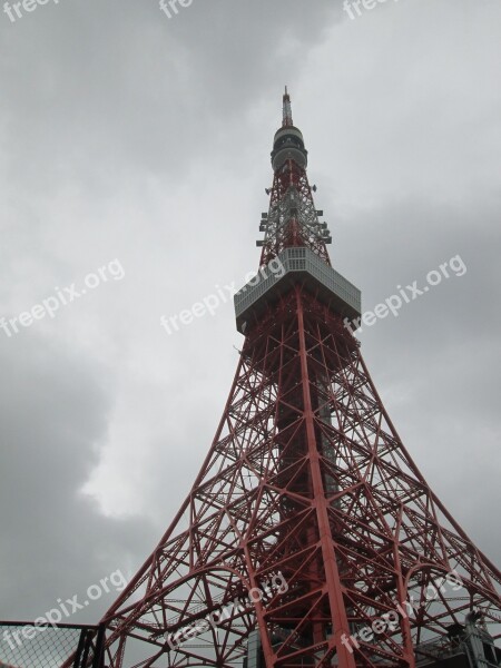 Tokyo Tower Tokyo Tourism On Fog