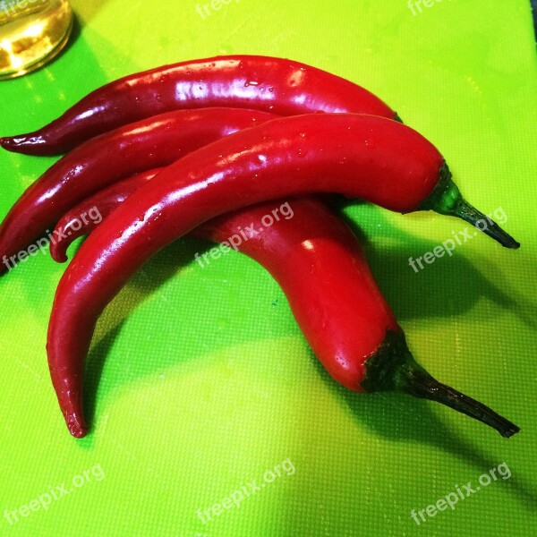 Chilli Peppers Mexico Kitchen Iphone Food