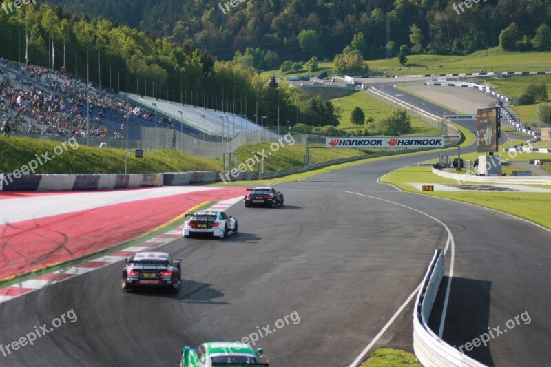 Car Racing Dtm Racing Car Motorsport Race Track