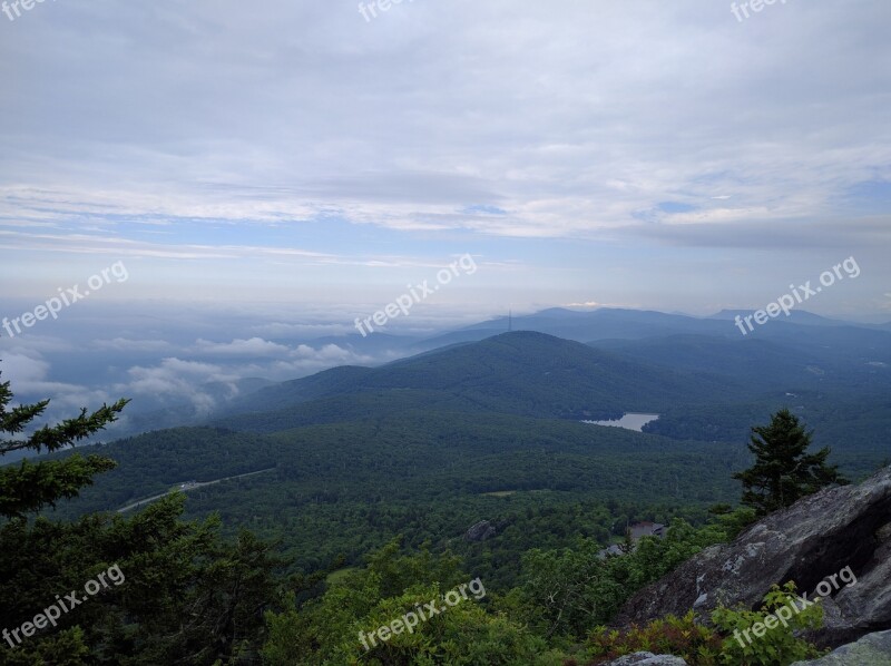 North Carolina Grandfather Mountain Mountain Appalachian Scenic