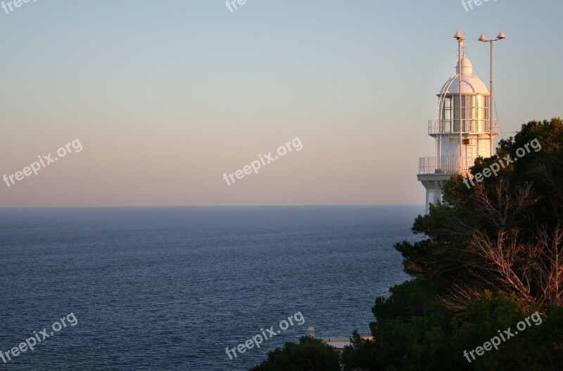 Lighthouse Sea Cliffs Rock Beach