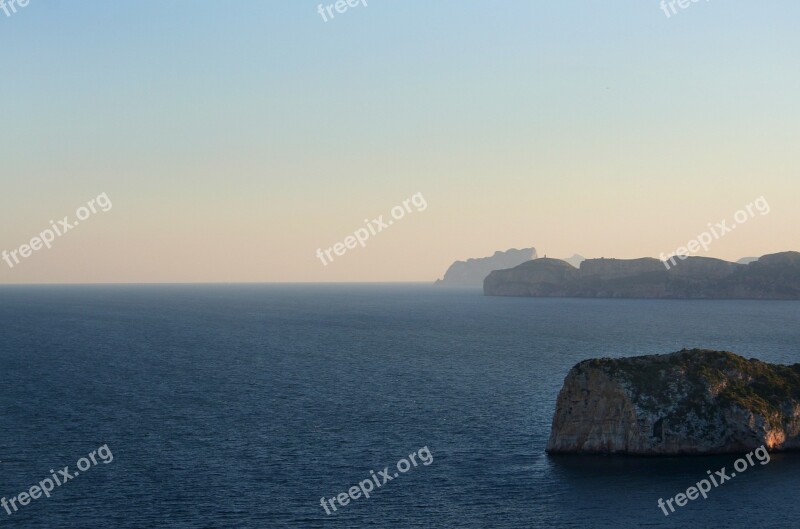 Sea Cliffs Rock Beach Blue