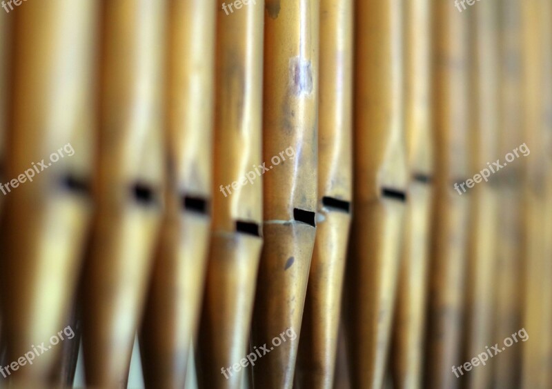 Organ Pipes Number Music Choir