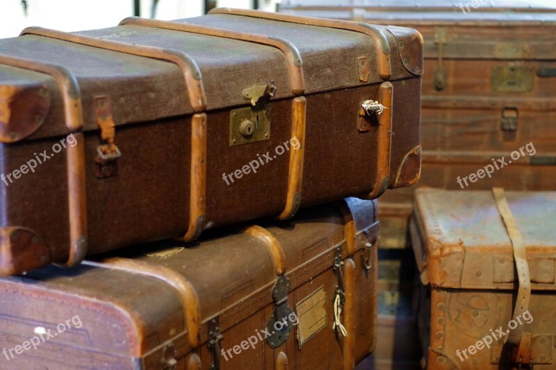 Trunks Suitcase The Crates Travel Holidays