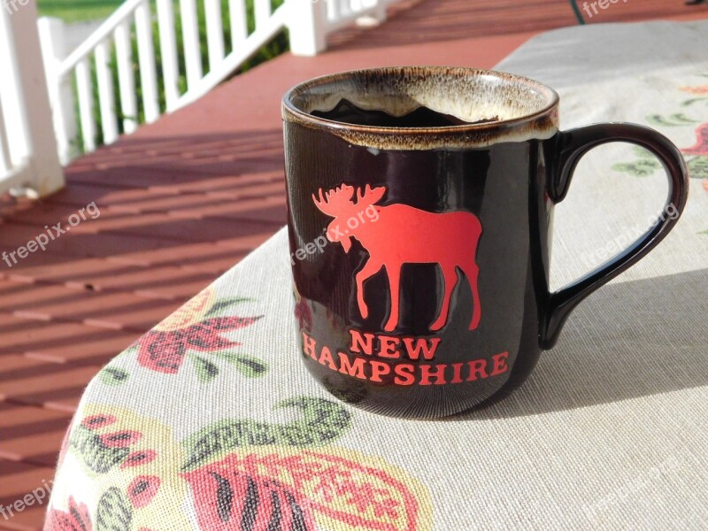 Coffee Mug Outdoors Front Porch Leisure